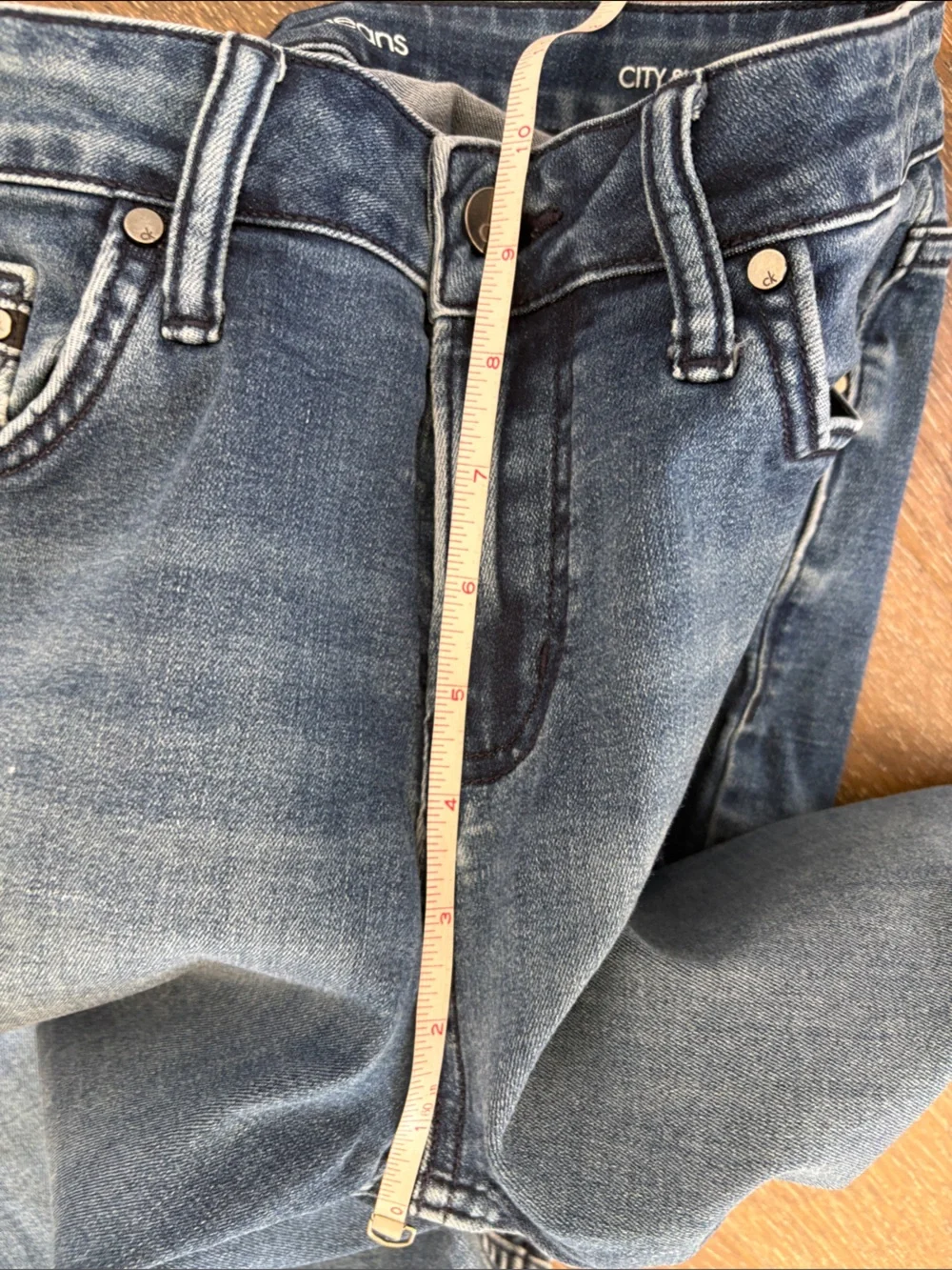 Calvin Klein Jeans City Short Bermuda Denim Shorts 6